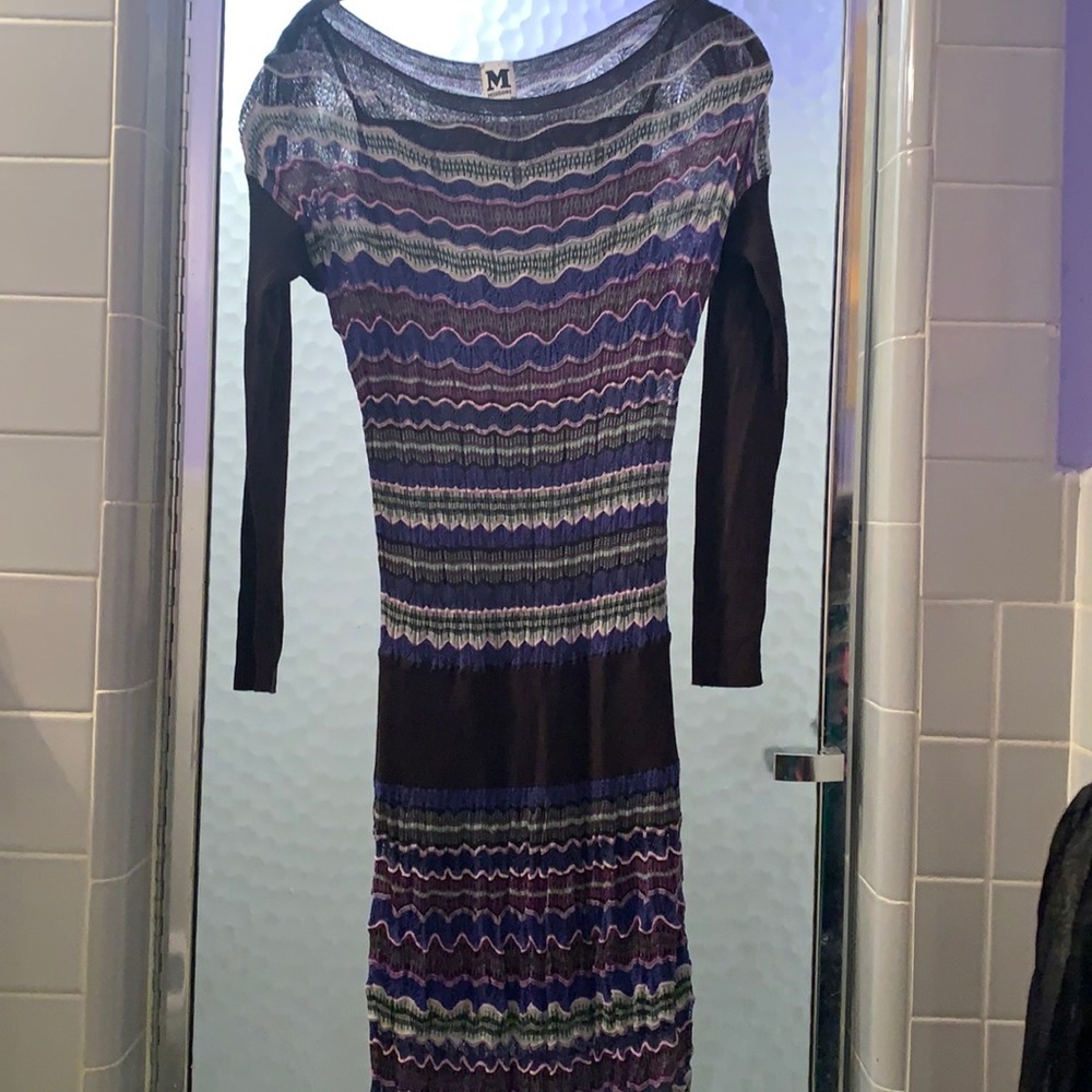 M Missoni Designer Long Sleeve Classic Knit, sz 40